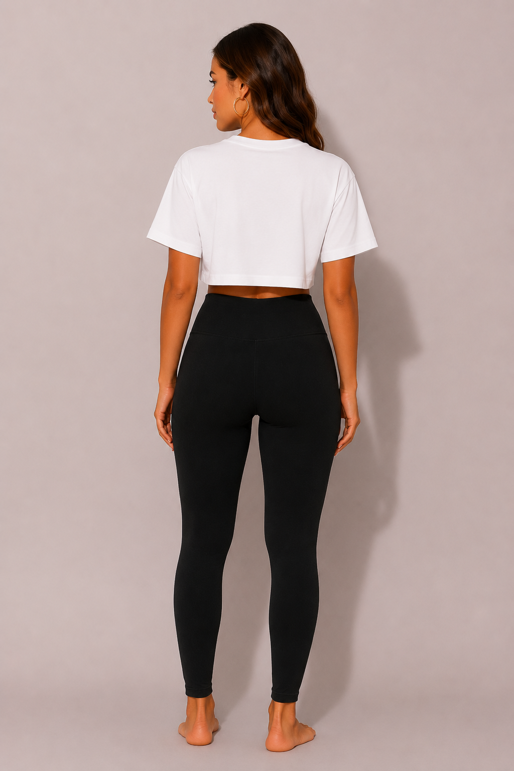 Women's High Waist Stretch Cotton Leggings