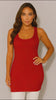 Women's Longline Vest Tank Ribbed Top